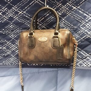 Coach logo purse